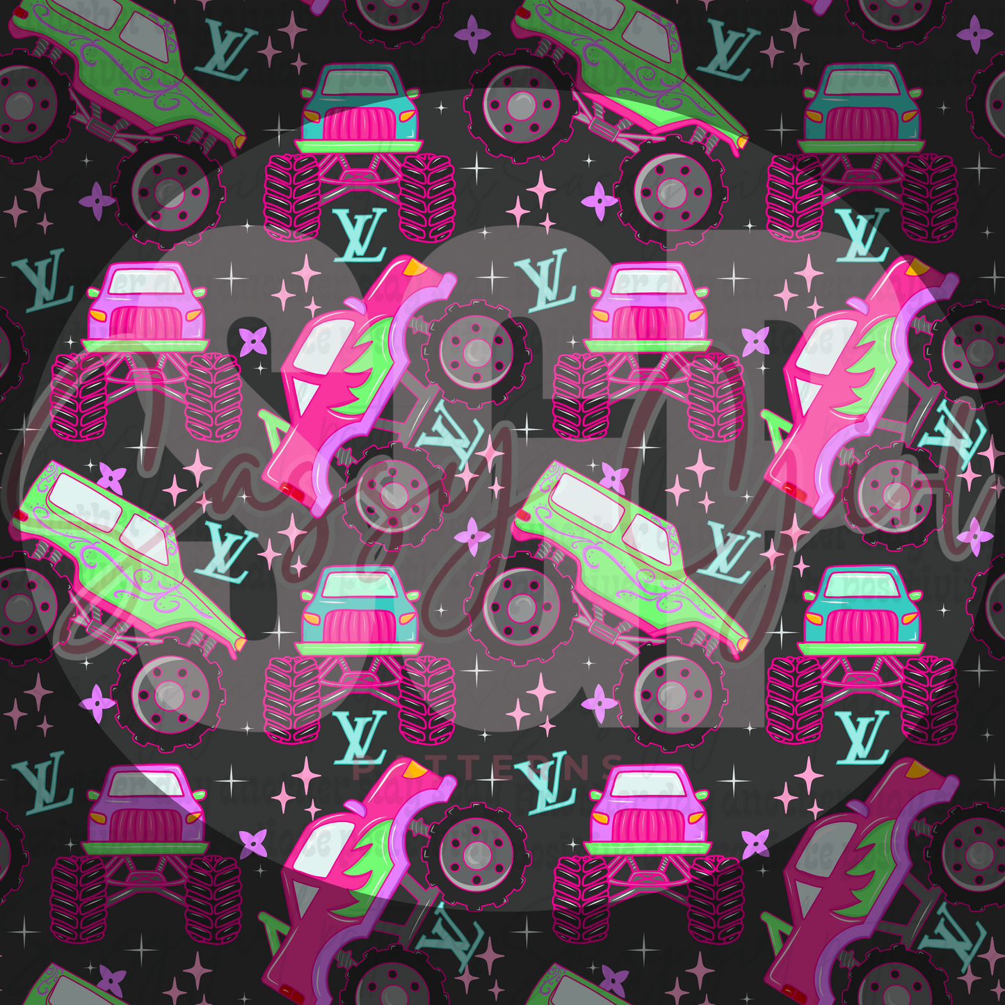 Girlie monster truck