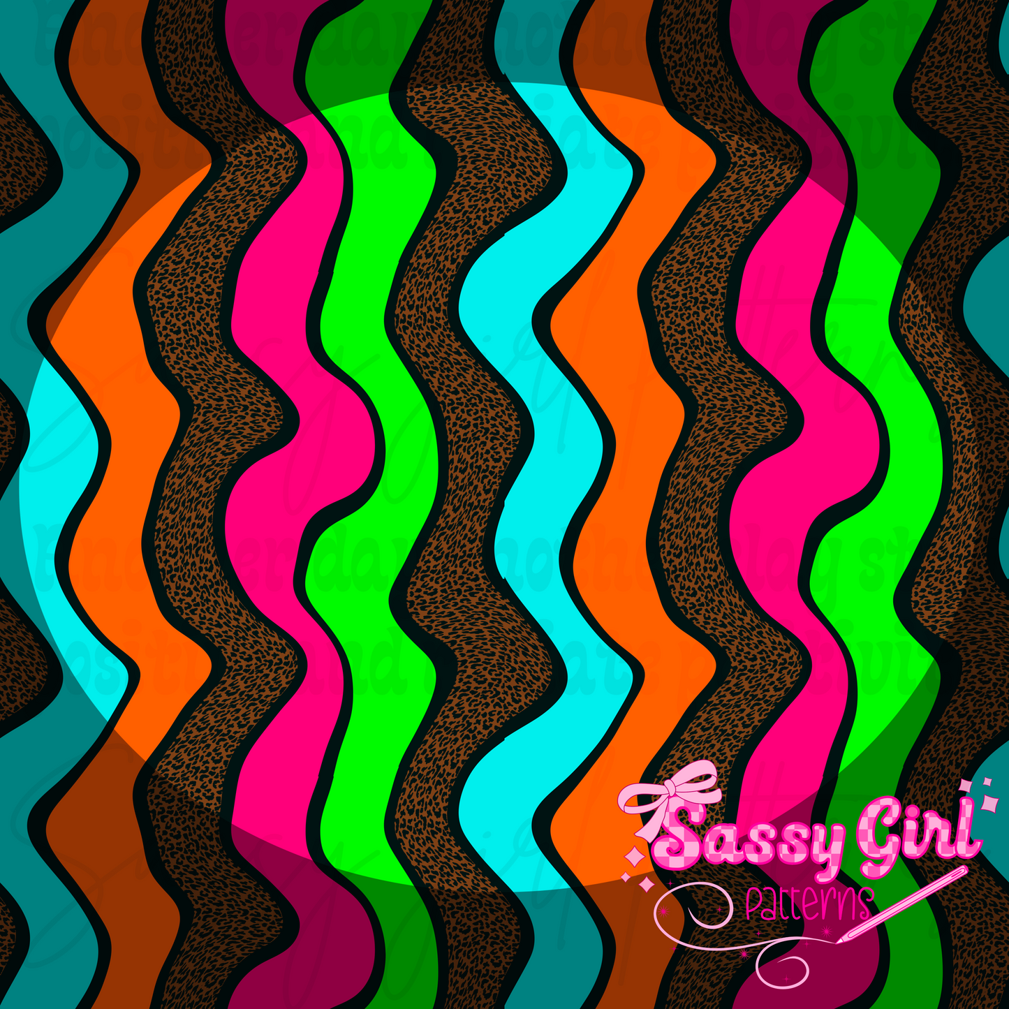 Bright cheetah stripes