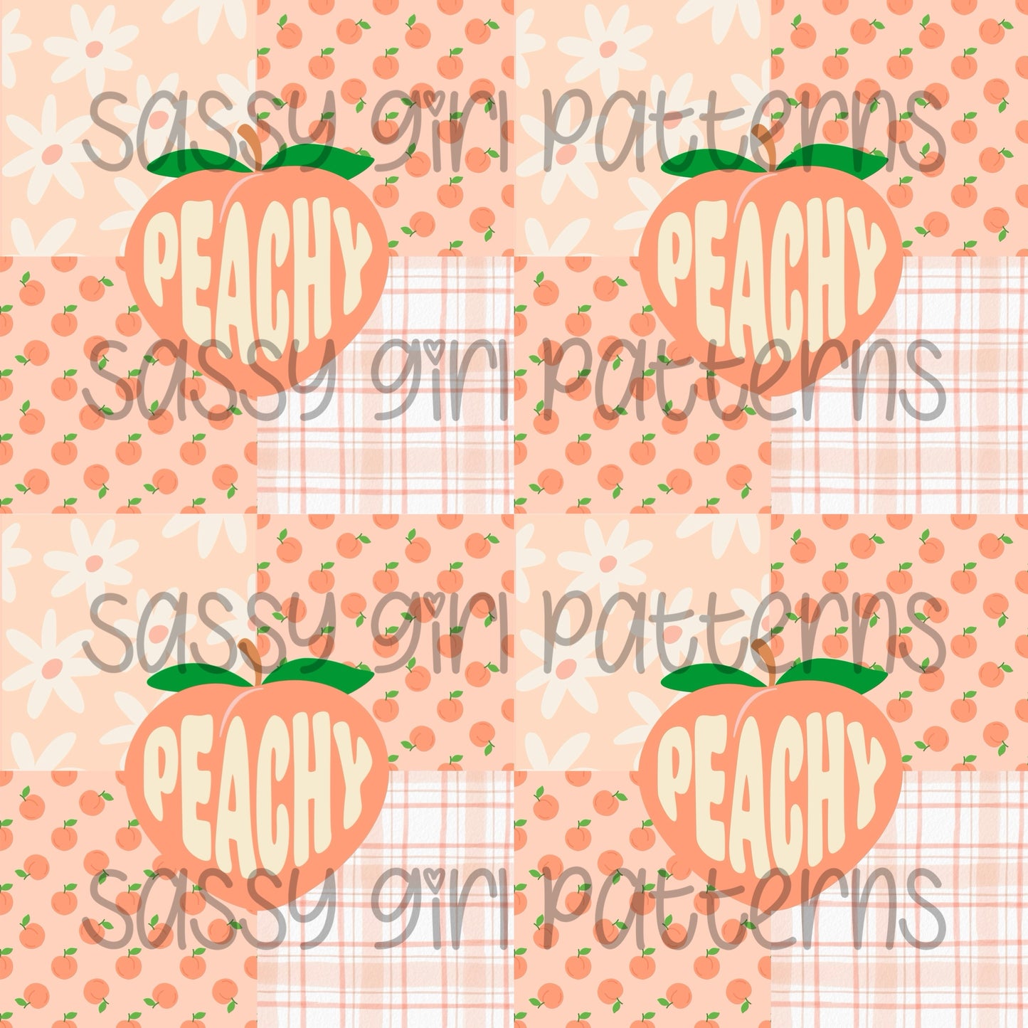 Peachy patchwork