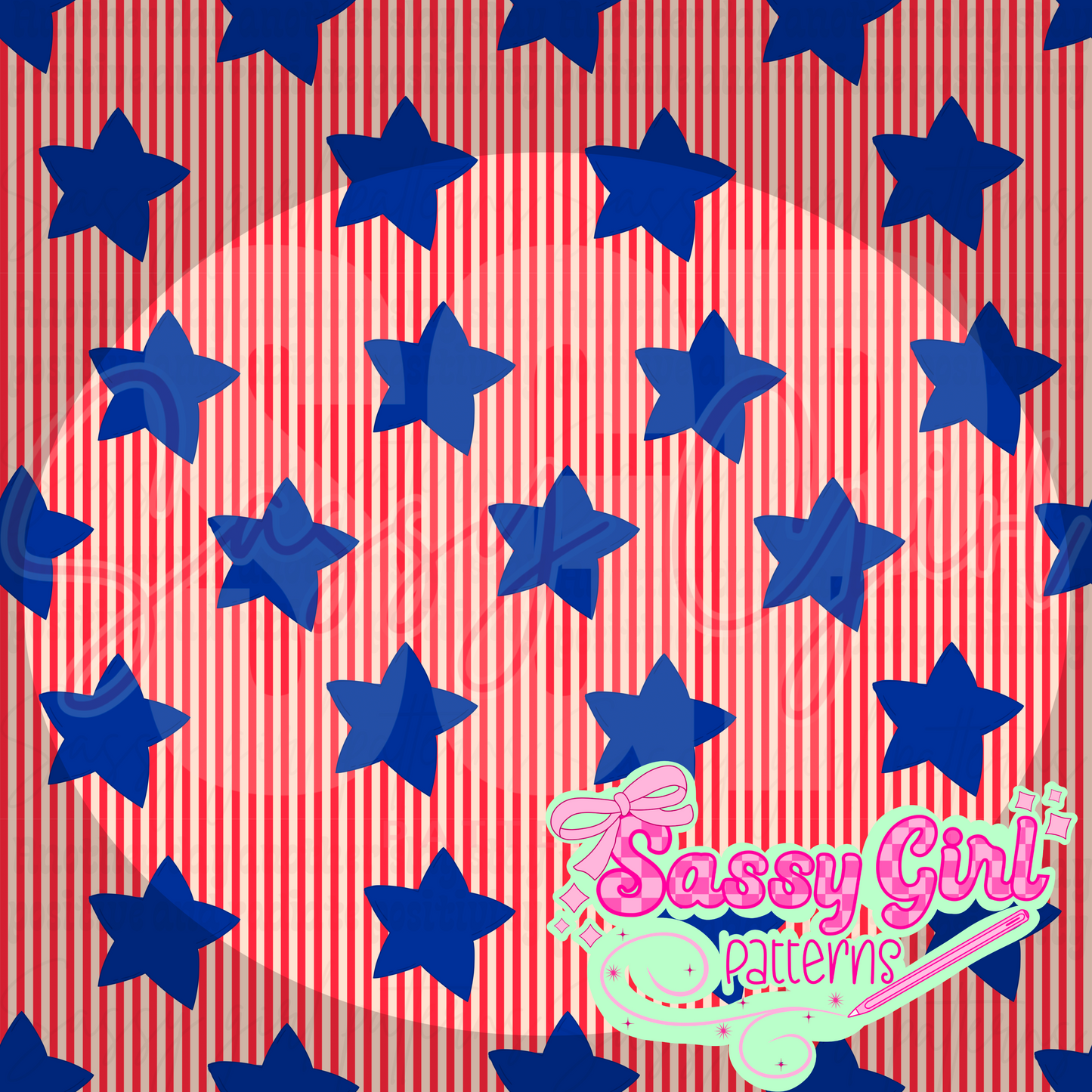 Red stripe blue stars