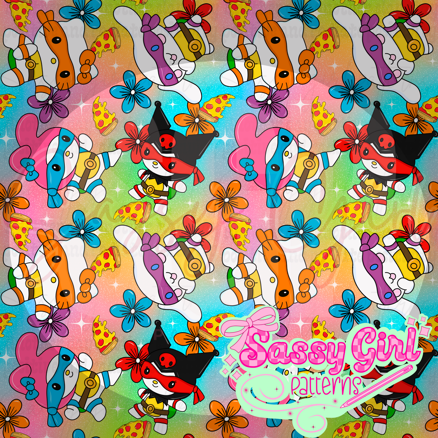 Ninja kitty and friends