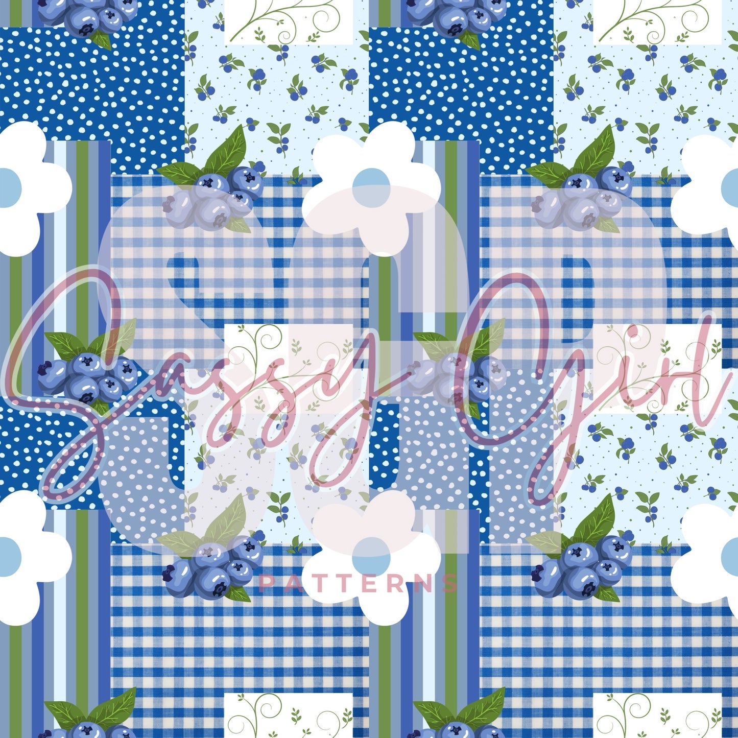Blueberry patchwork