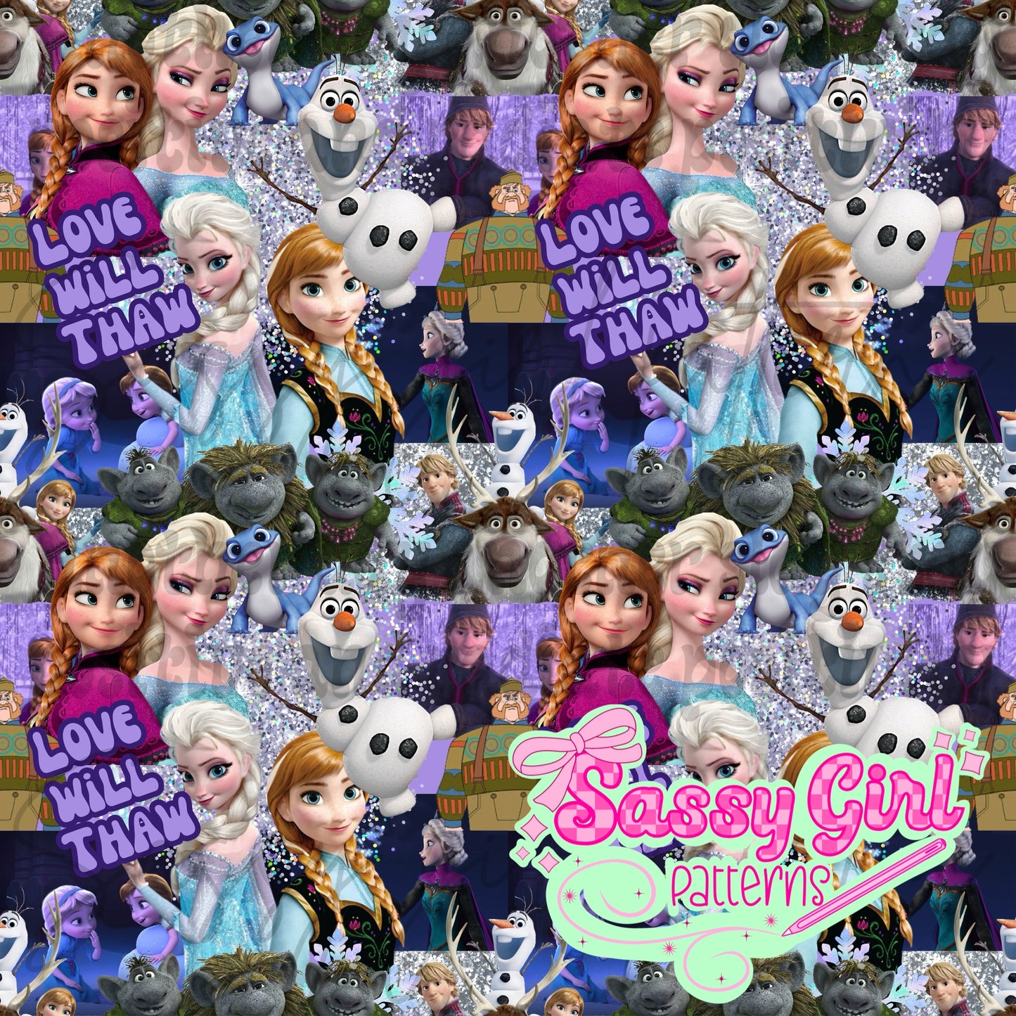 Ice princess collage