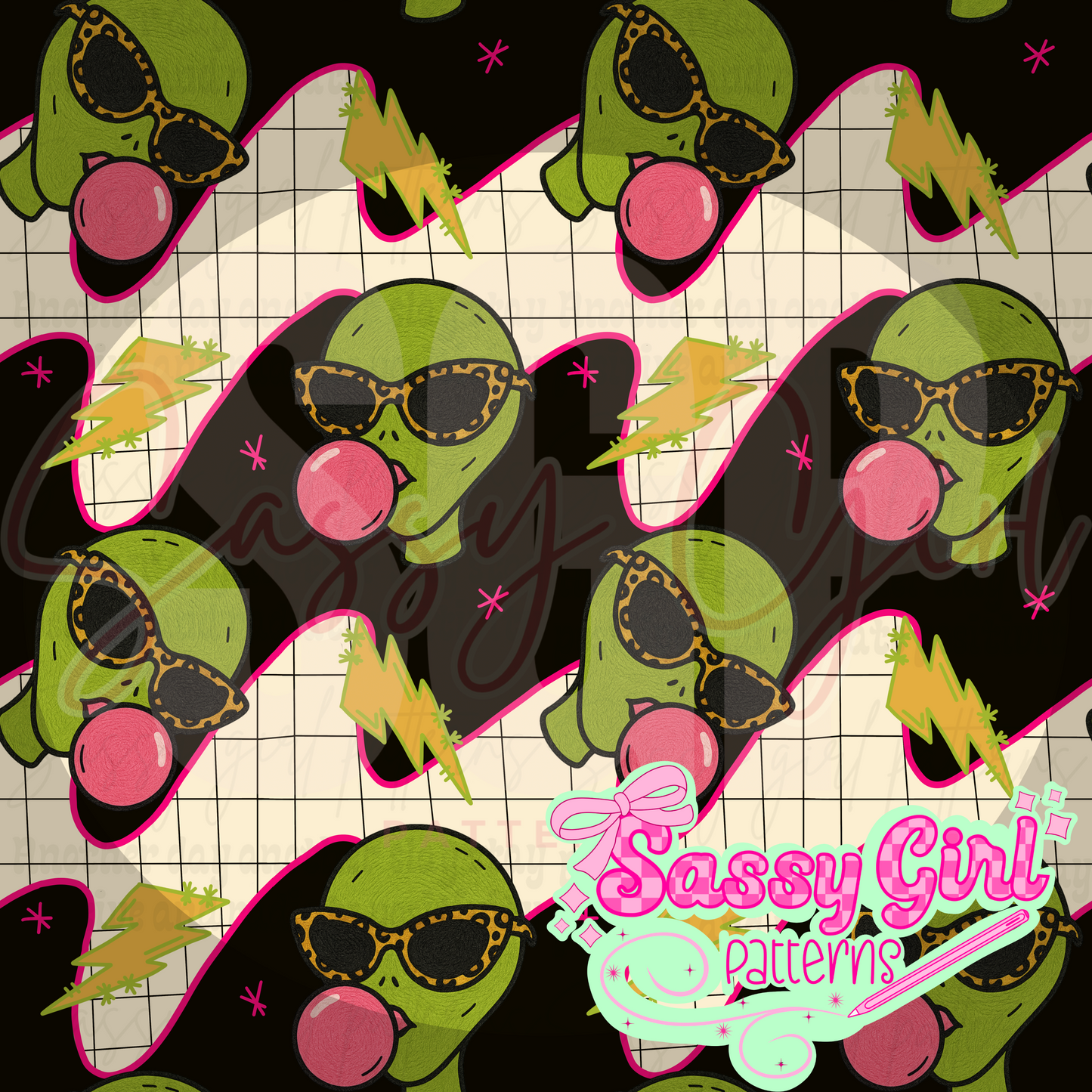 Retro alien