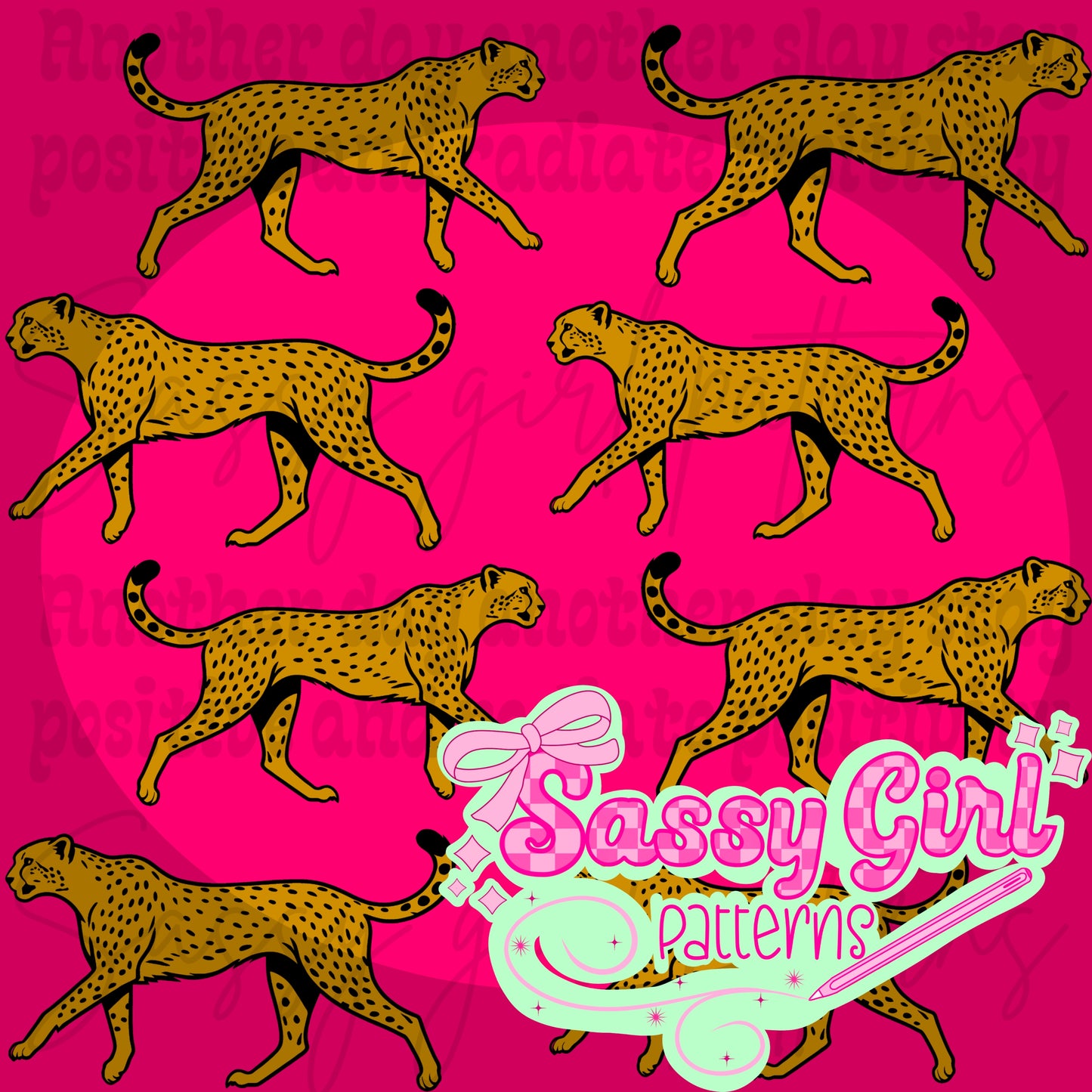 Pink with cheetahs