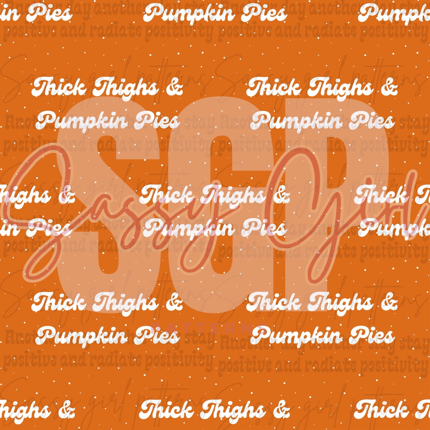 Thick thighs pumpkin pies