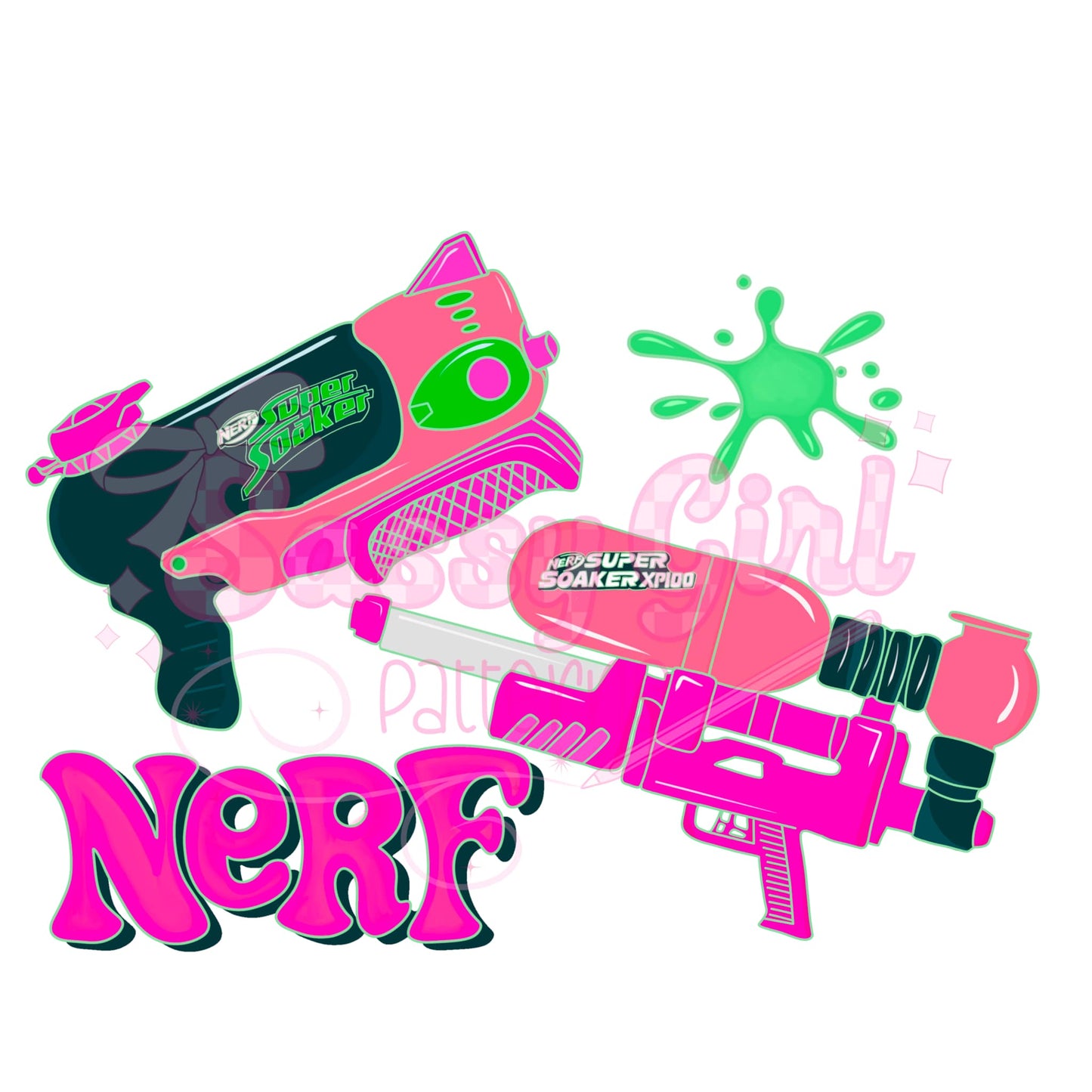 Nerf pink png