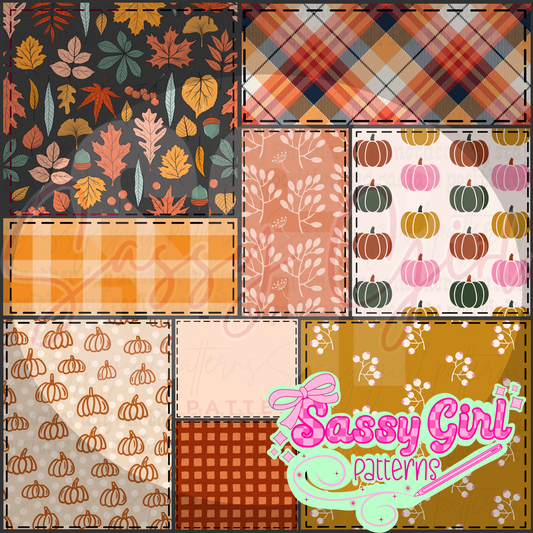 Fall cute patchwork