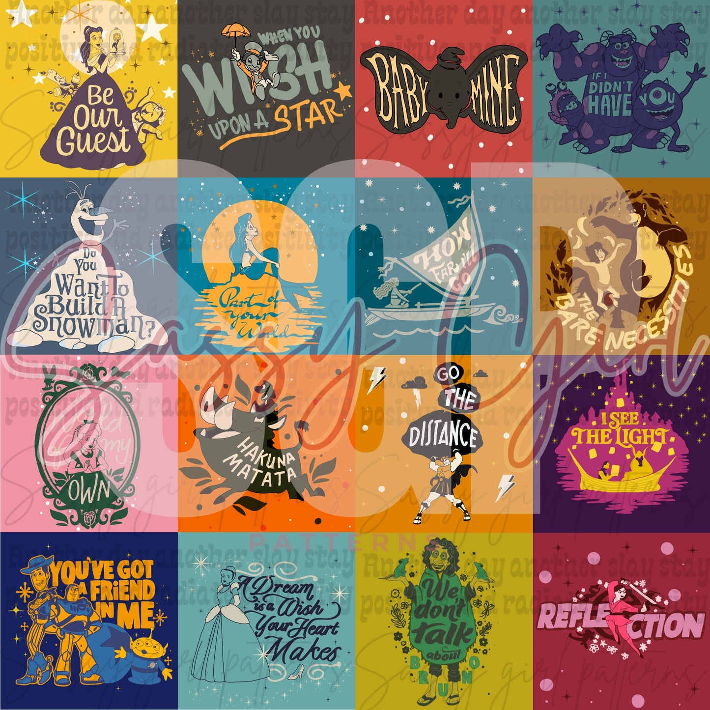 Limited handrawn characters