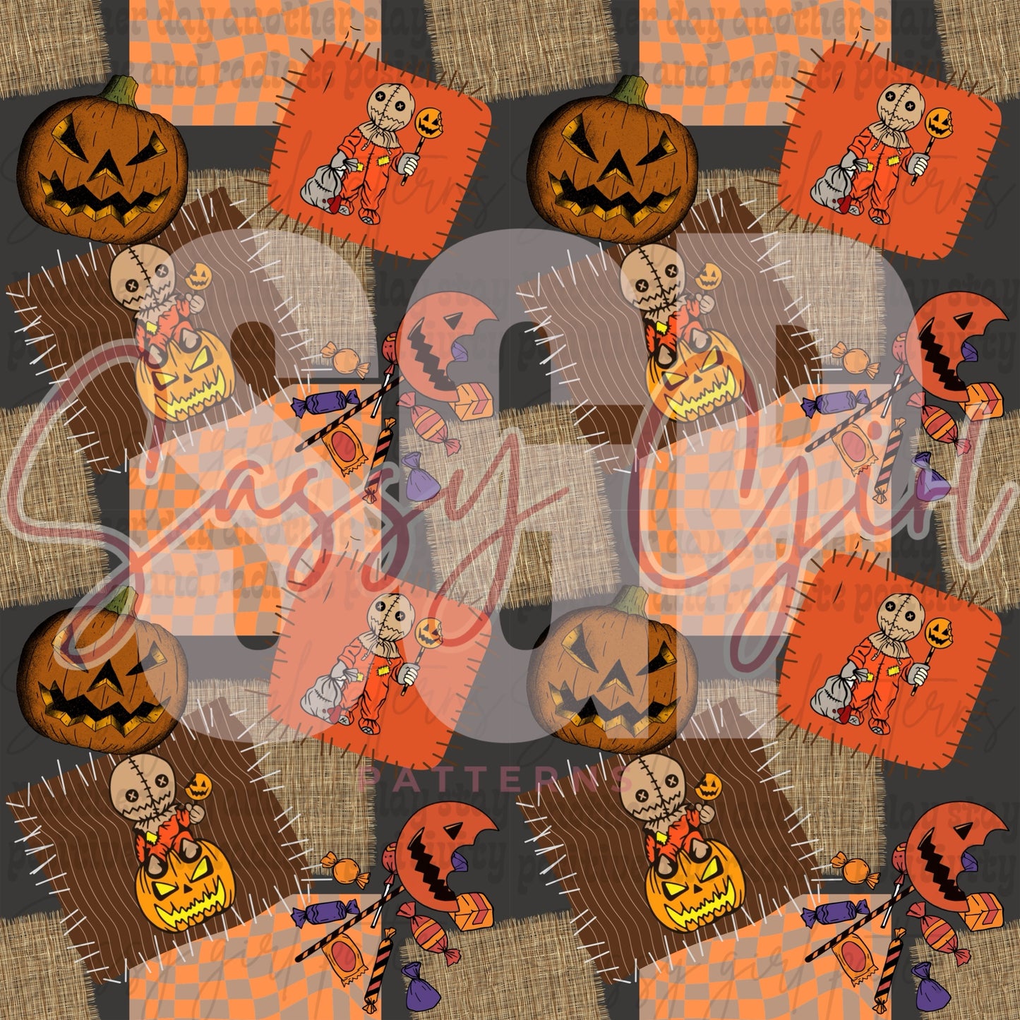 Trick or treat patchwork