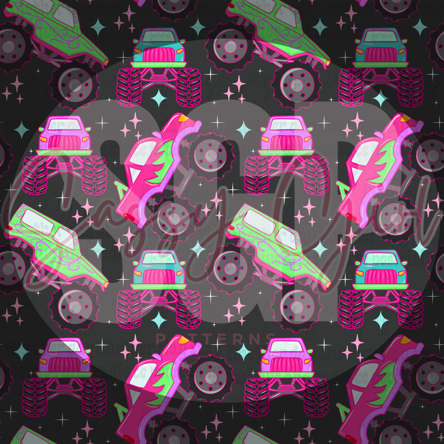 Girlie monster truck