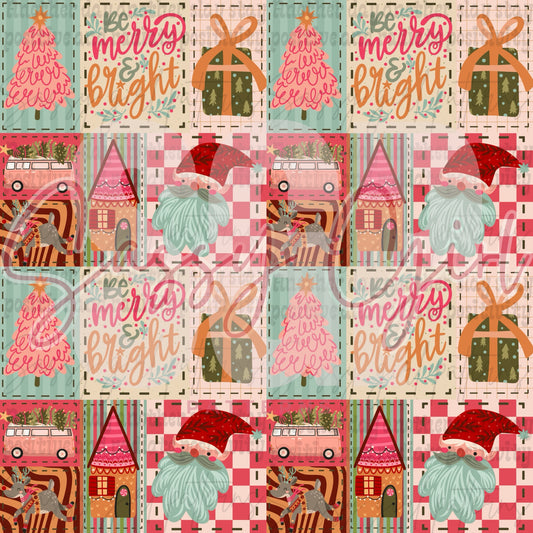 Merry and bright patchwork