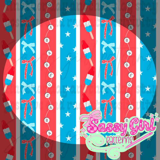 FOJ stripes and bows