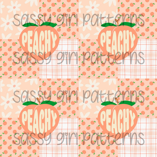 Peachy patchwork