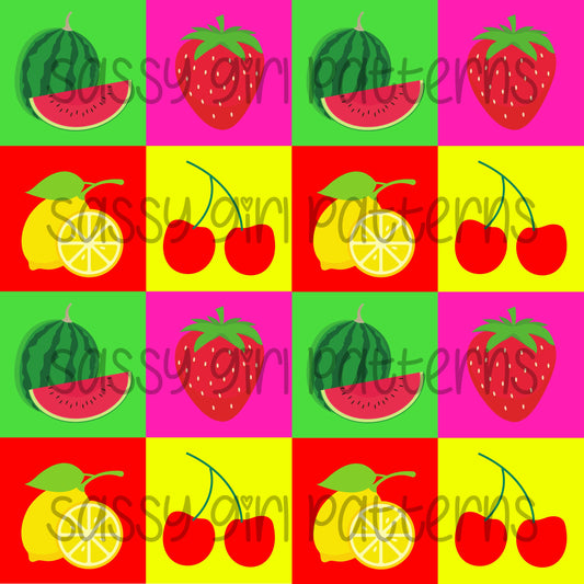 Fruit checkered