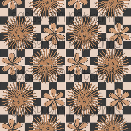 Neutral sun checkered