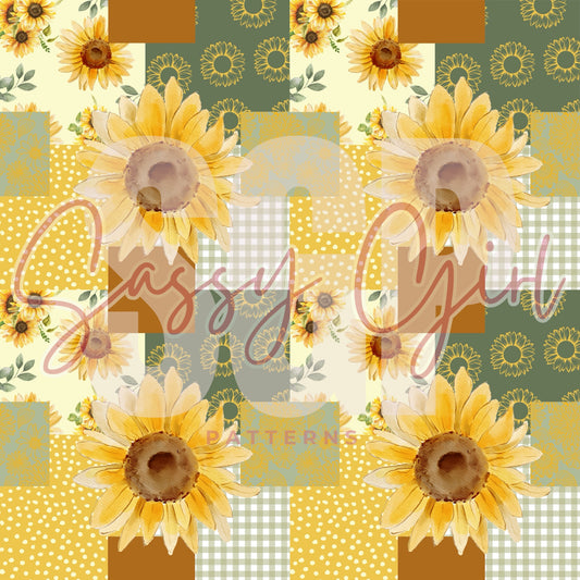 Sunflower patchwork