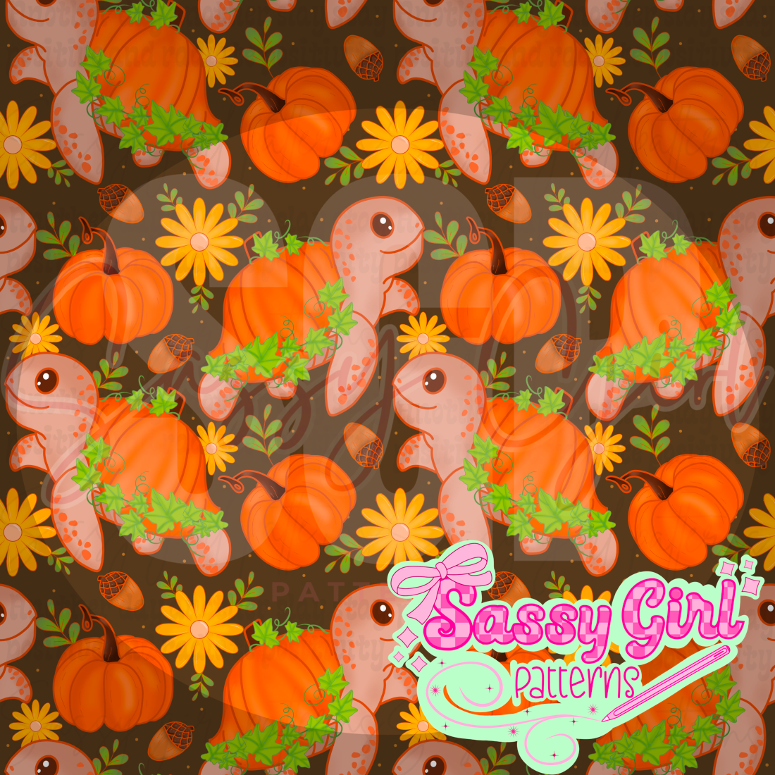 Pumpkin turtle