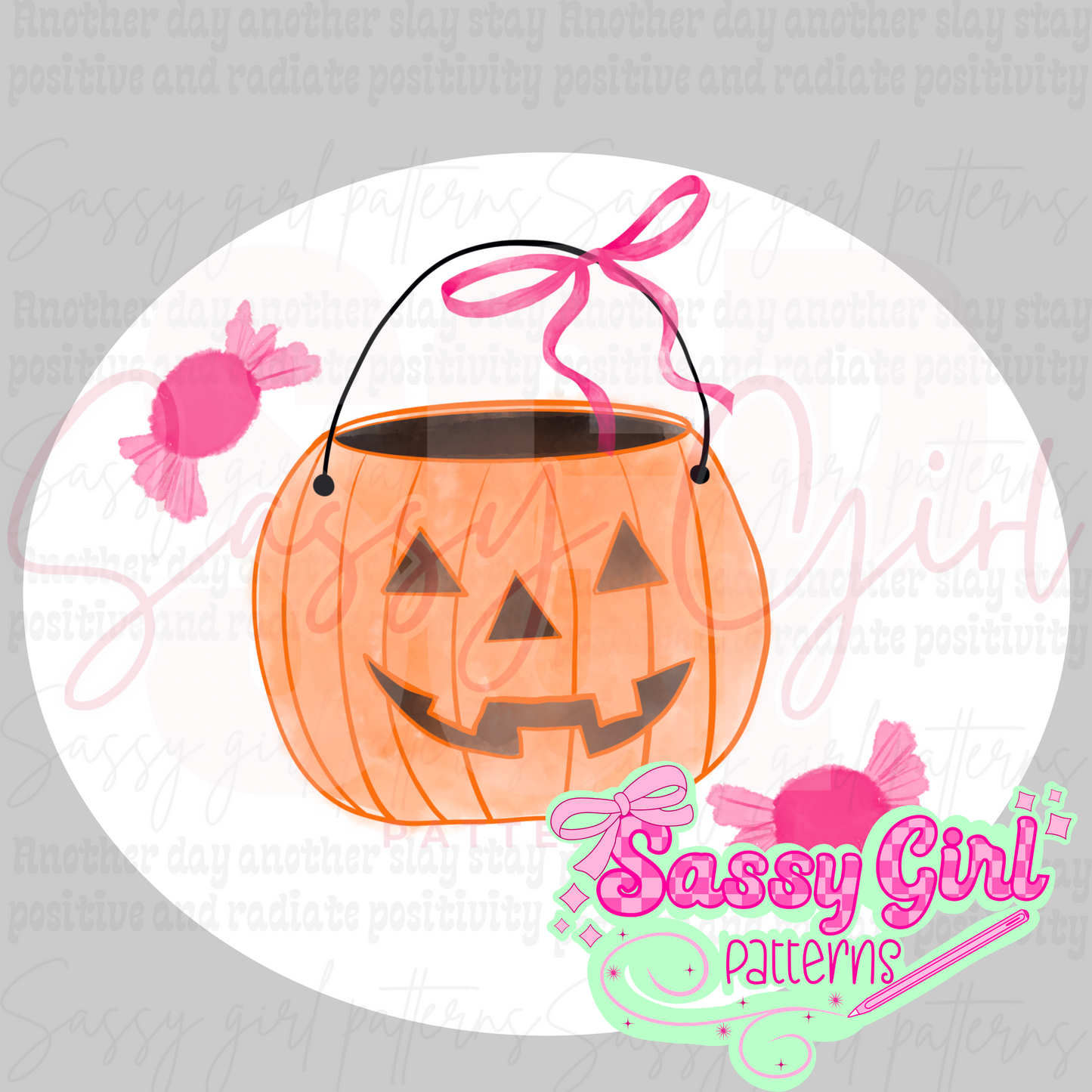 Candy bucket bow