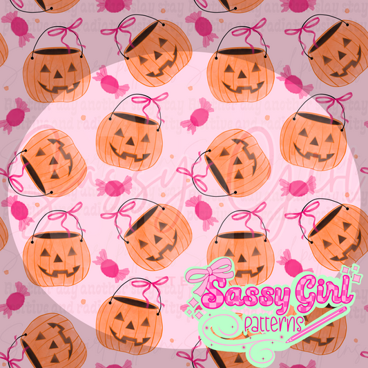 Candy bucket bow