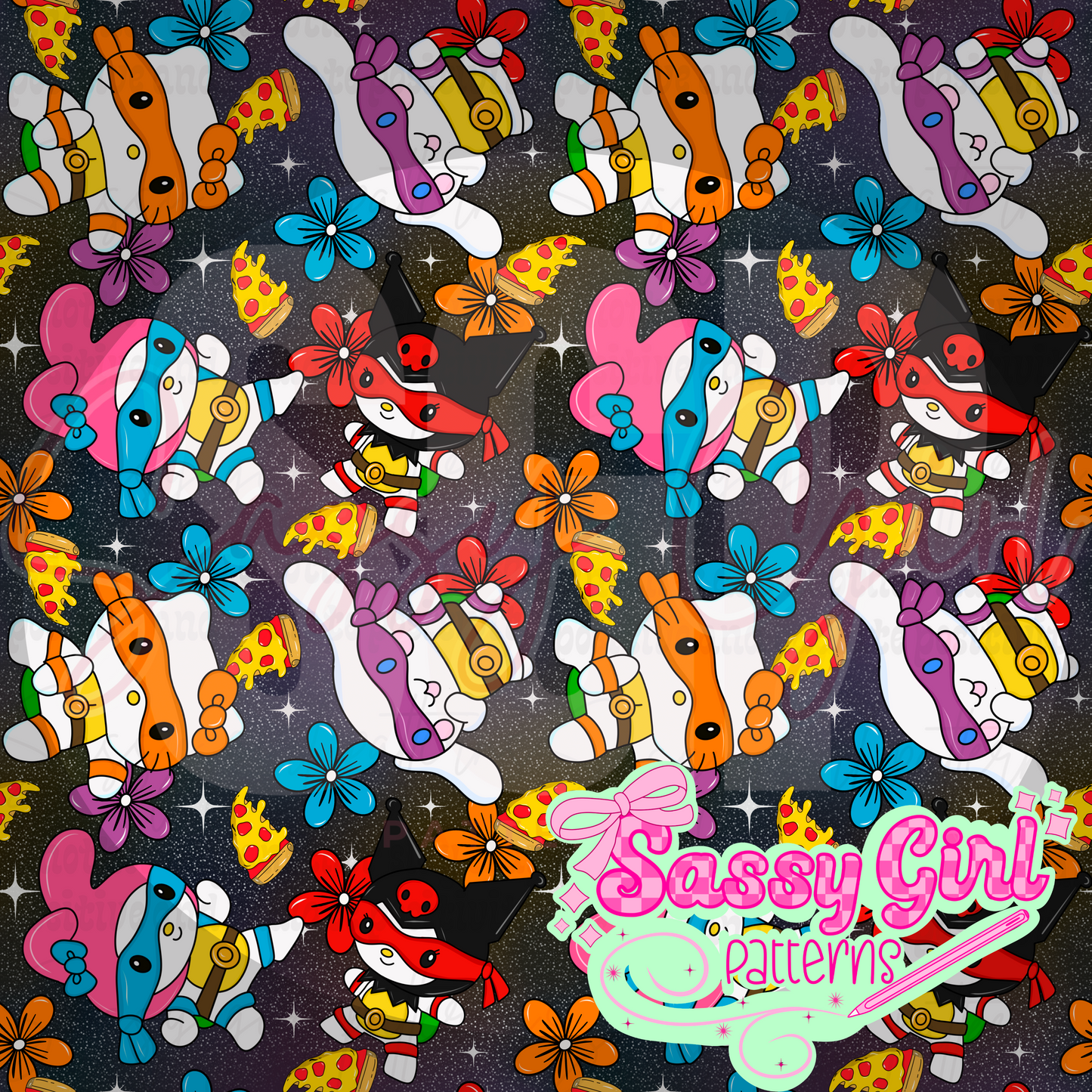 Ninja kitty and friends