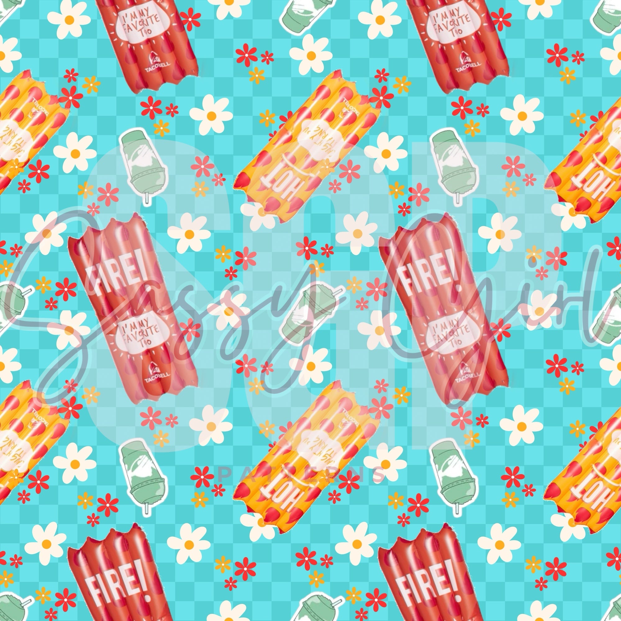 Pool Float Pattern Sauce pool float – Sassy Girl Patterns