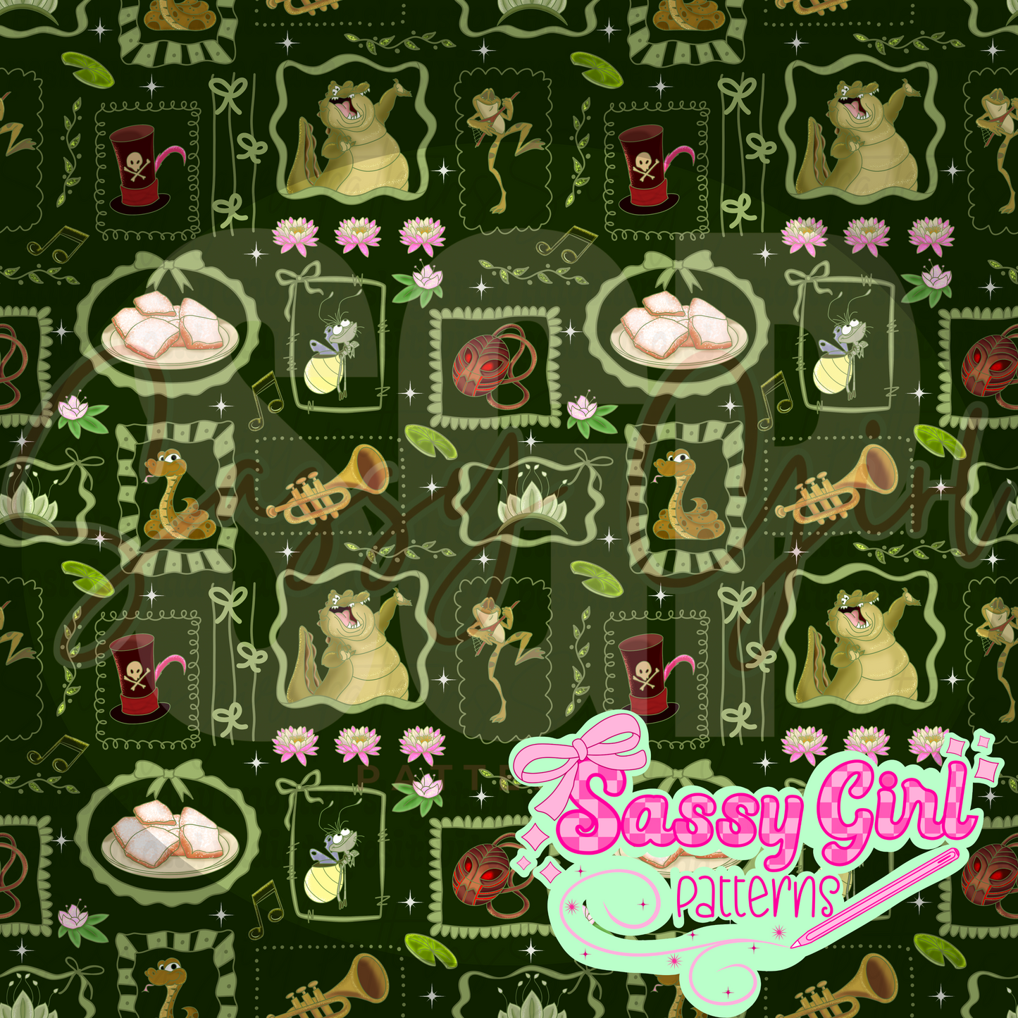 Frog princess frames