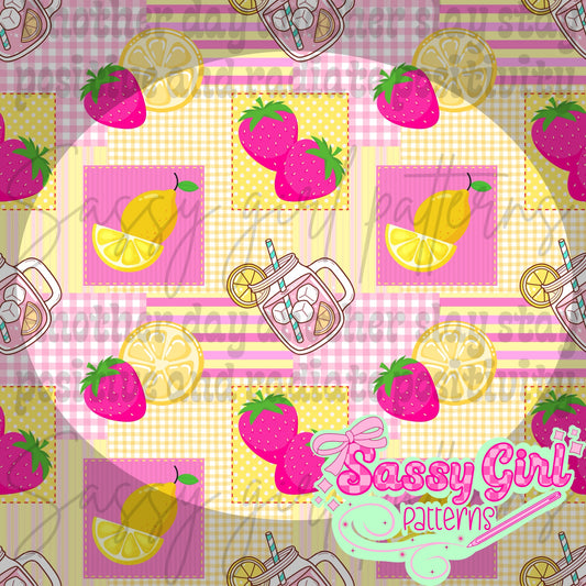 Pink lemonade patchwork