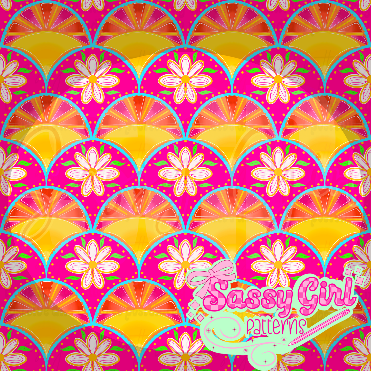 Scalloped sun