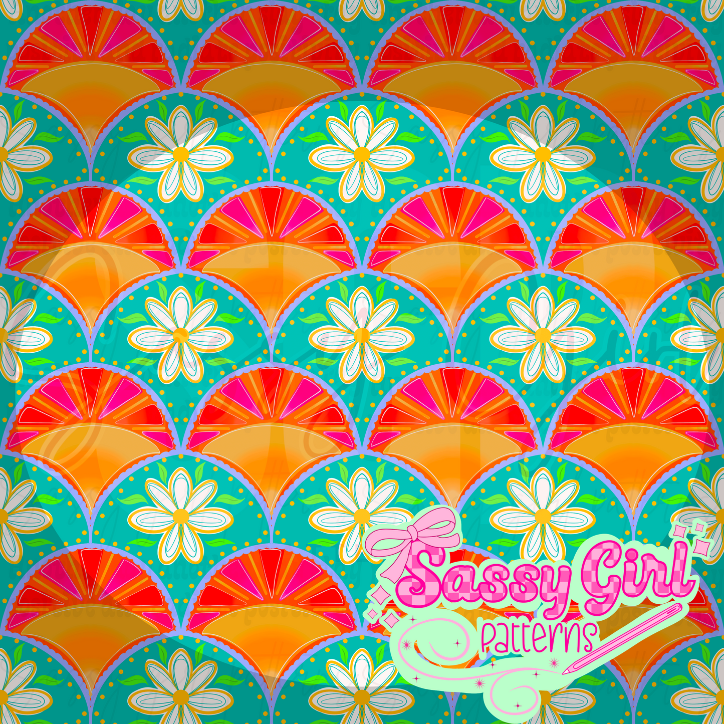 Scalloped sun