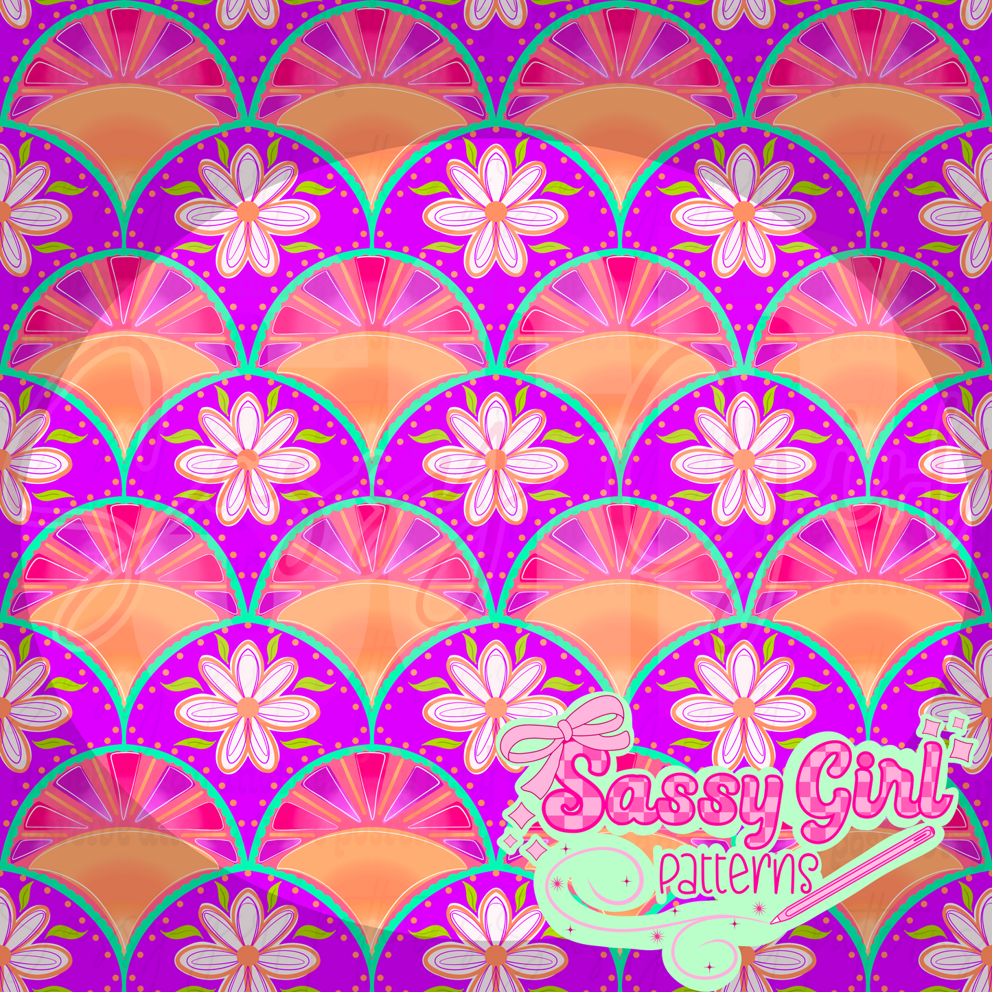 Scalloped sun