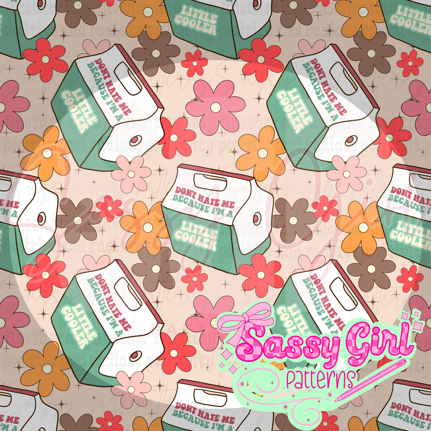 Pastel little cooler