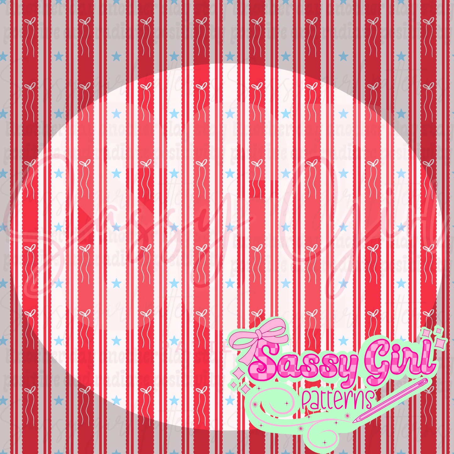 Bows Stars and Stripes