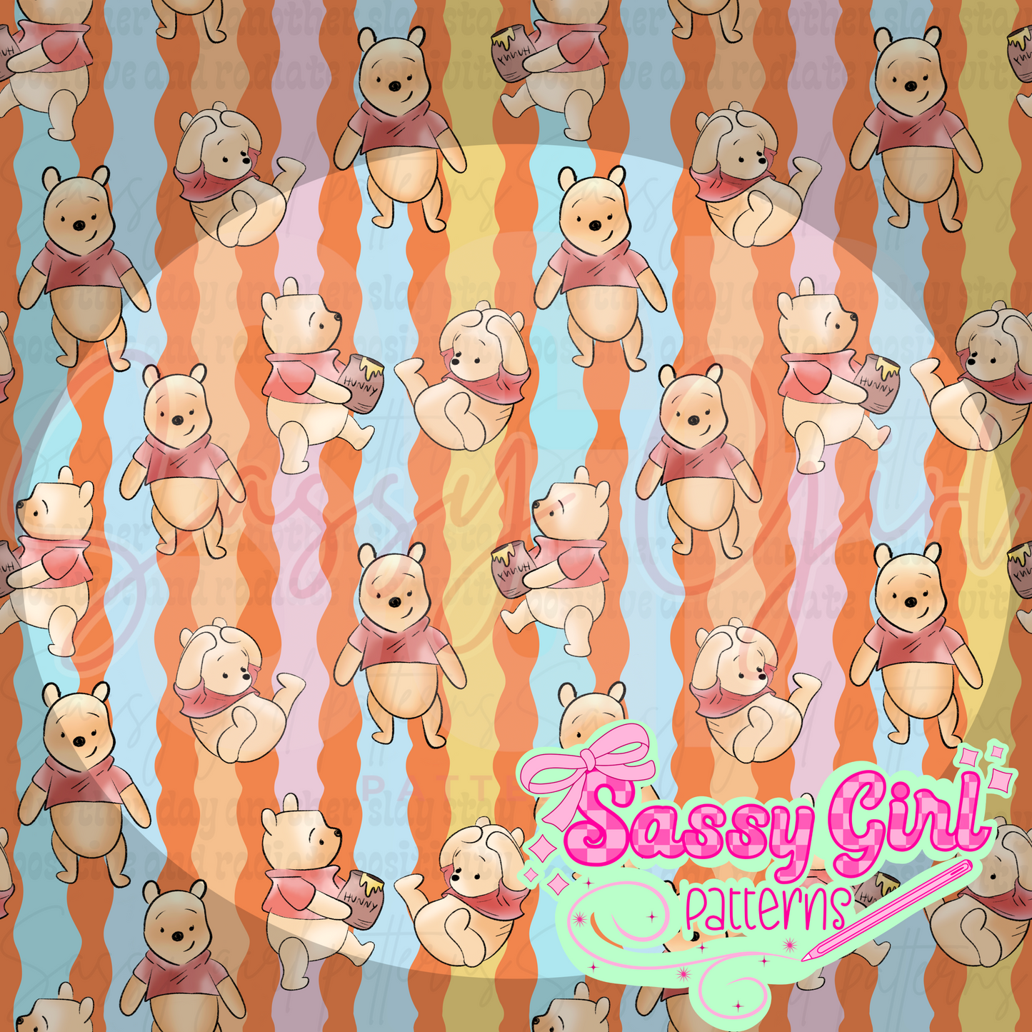 Pooh stripes