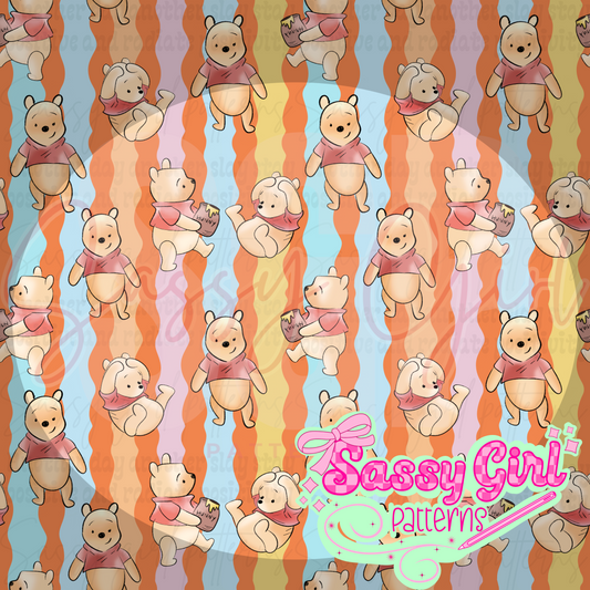 Pooh stripes