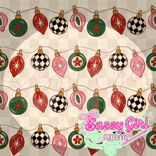 Retro ornaments