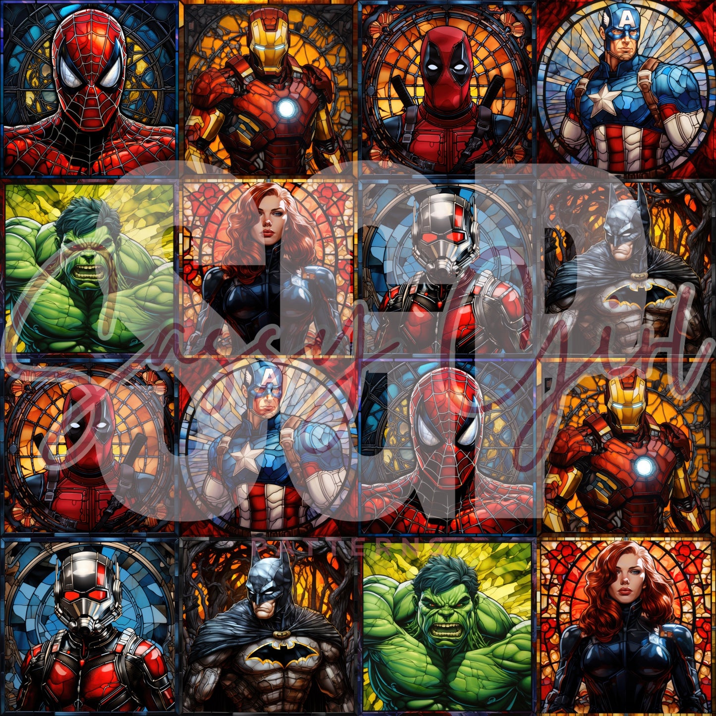 Hero stained glass