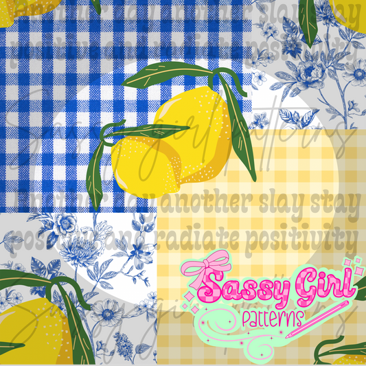 Lemon gingham