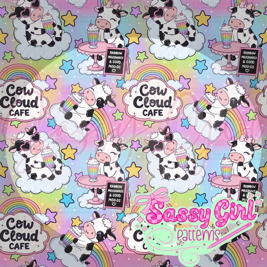 Cow cloud cafe