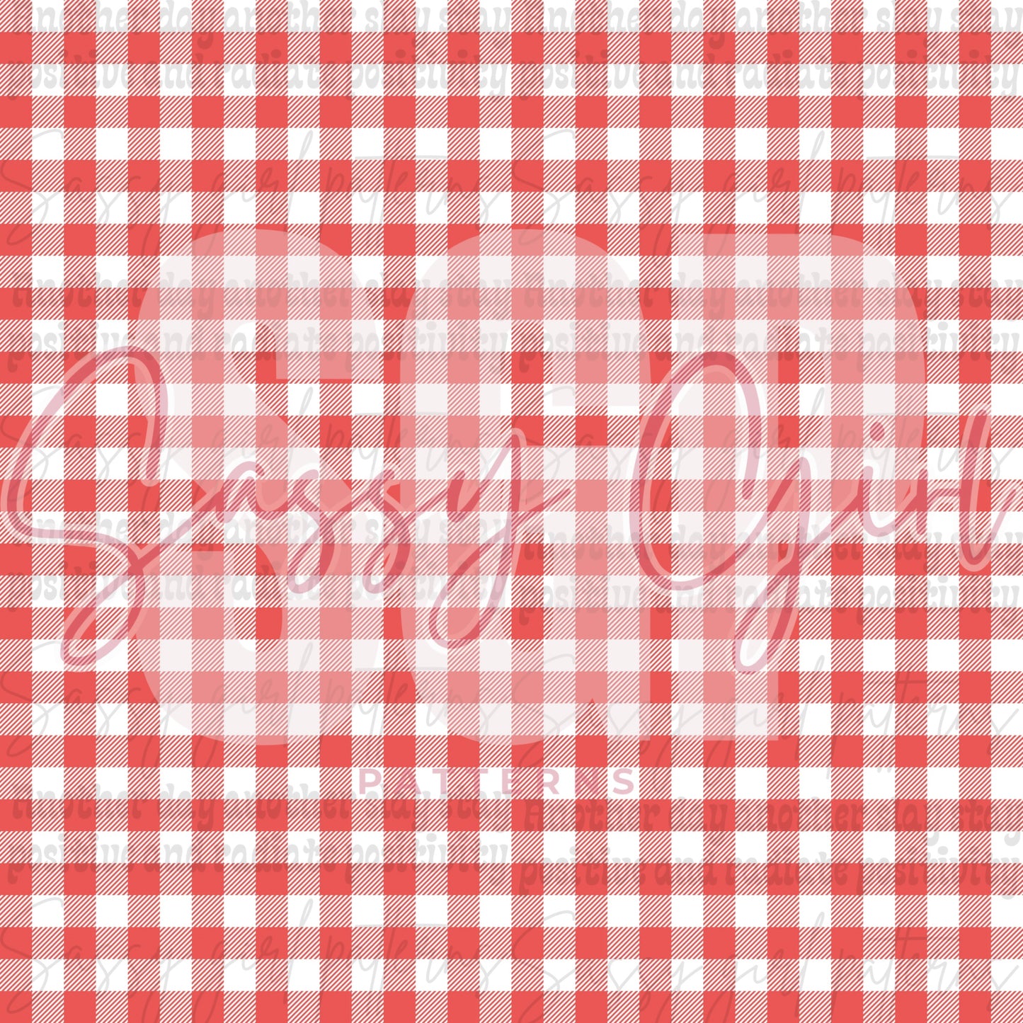 Red gingham