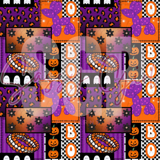 Cutesy Halloween patchwork