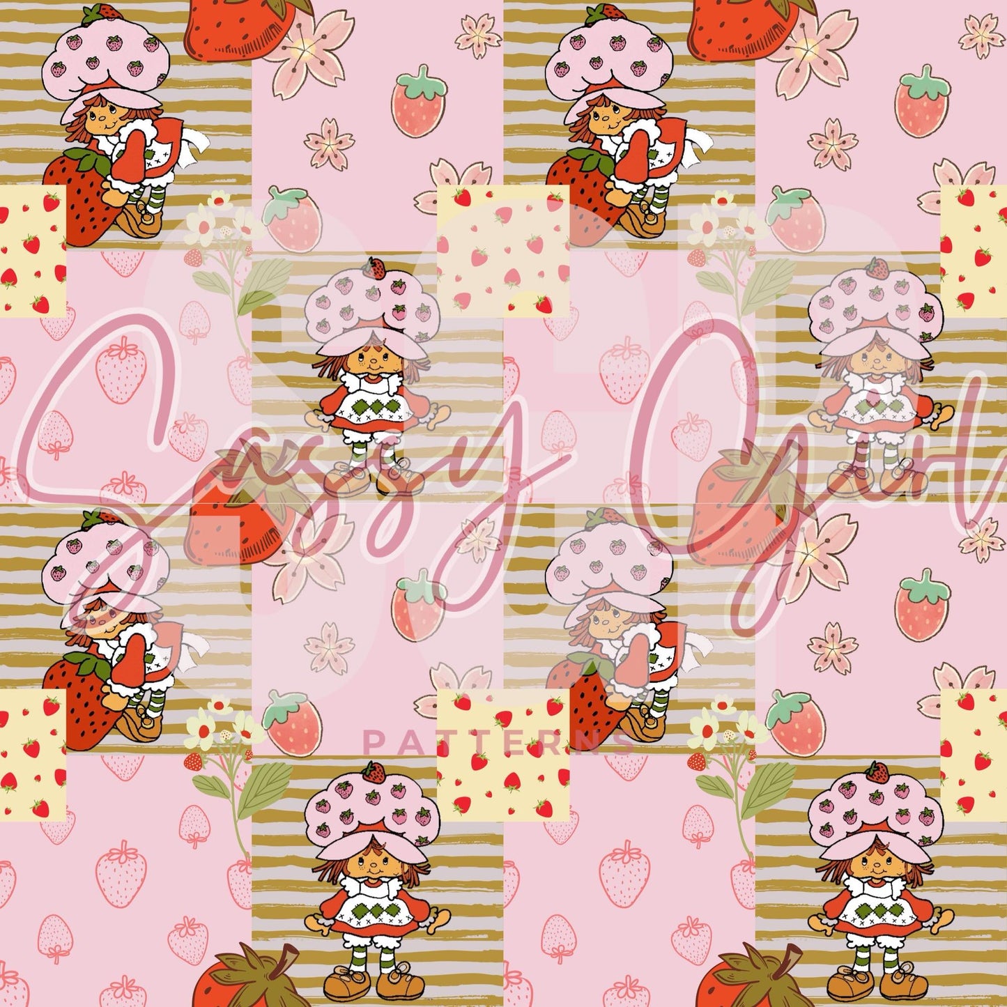 Strawberry Shortcake patchwork