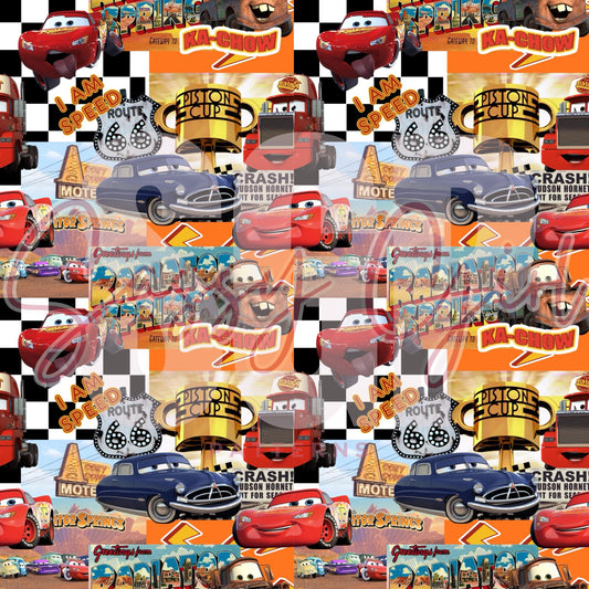 Cars checkered